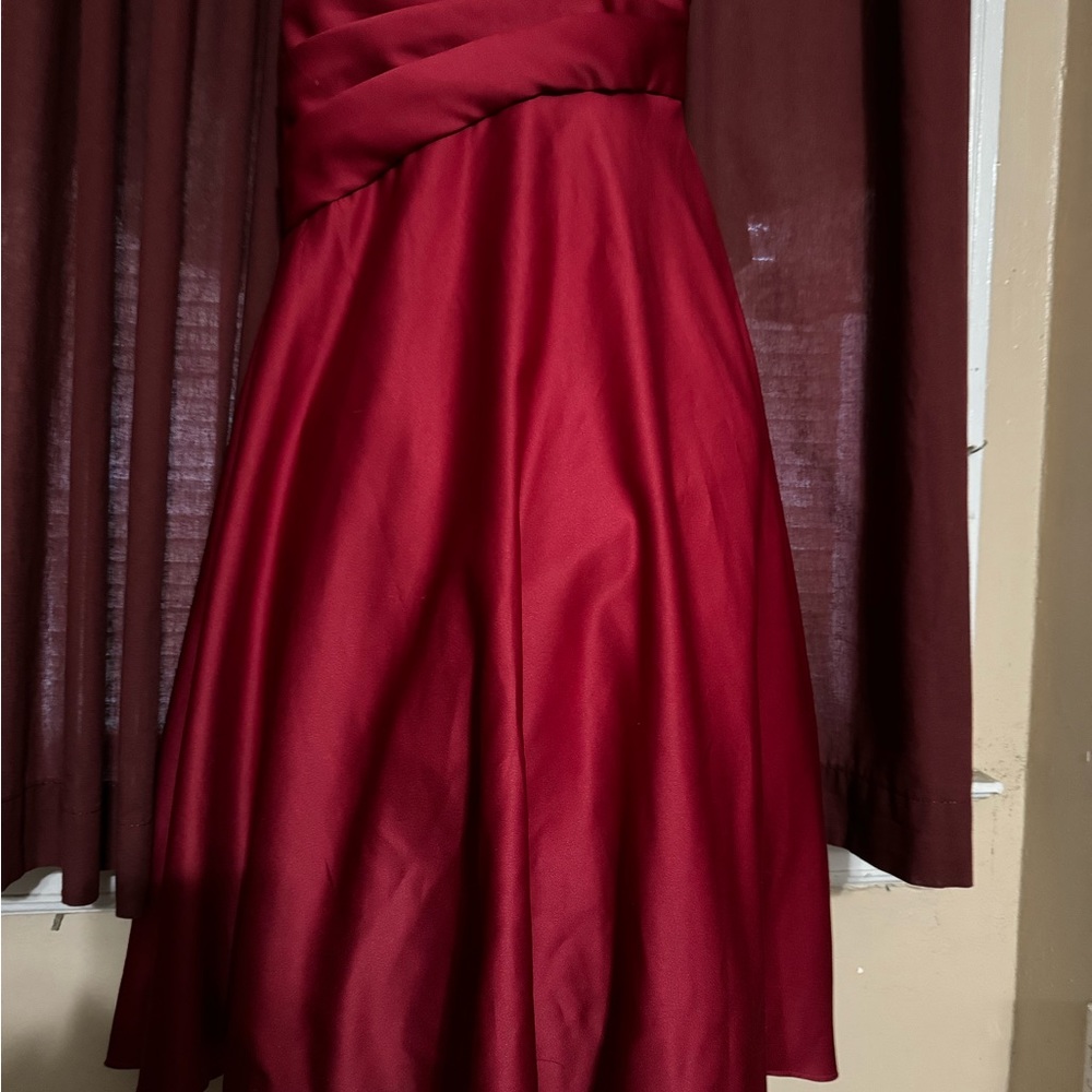 brand new like condition formal size 2 red dress by W too/. Prom dress - Picture 6 of 9